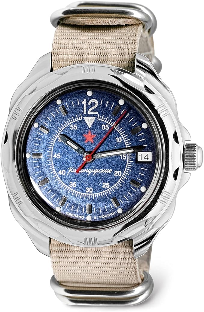 vostok | 男士 komandirskie 经典指挥官俄罗斯军事风格机械手表